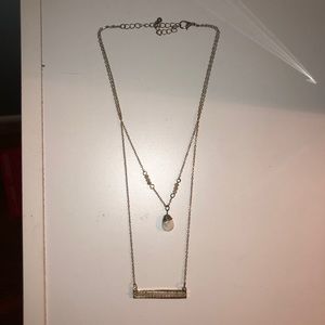 Gold layered necklace